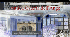 Desktop Screenshot of osteriadellangelo.com